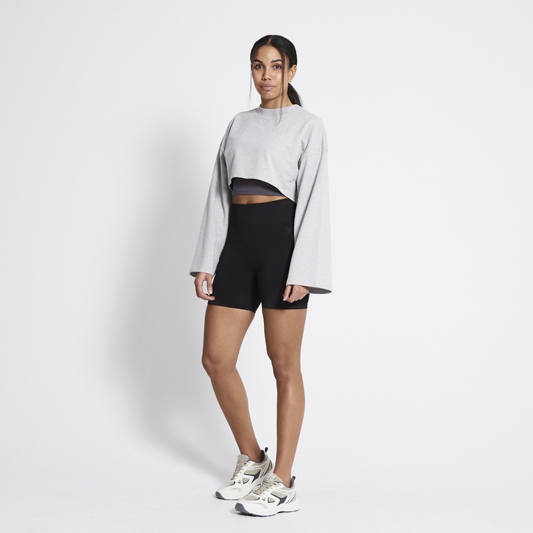 Cropped sweatshirt "Power Crew"